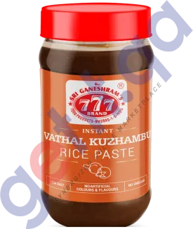 777 INSTANT VATHAL KUZHAMBU (SUN-DRIED VEG. CURRY) RICE PASTE 300GM