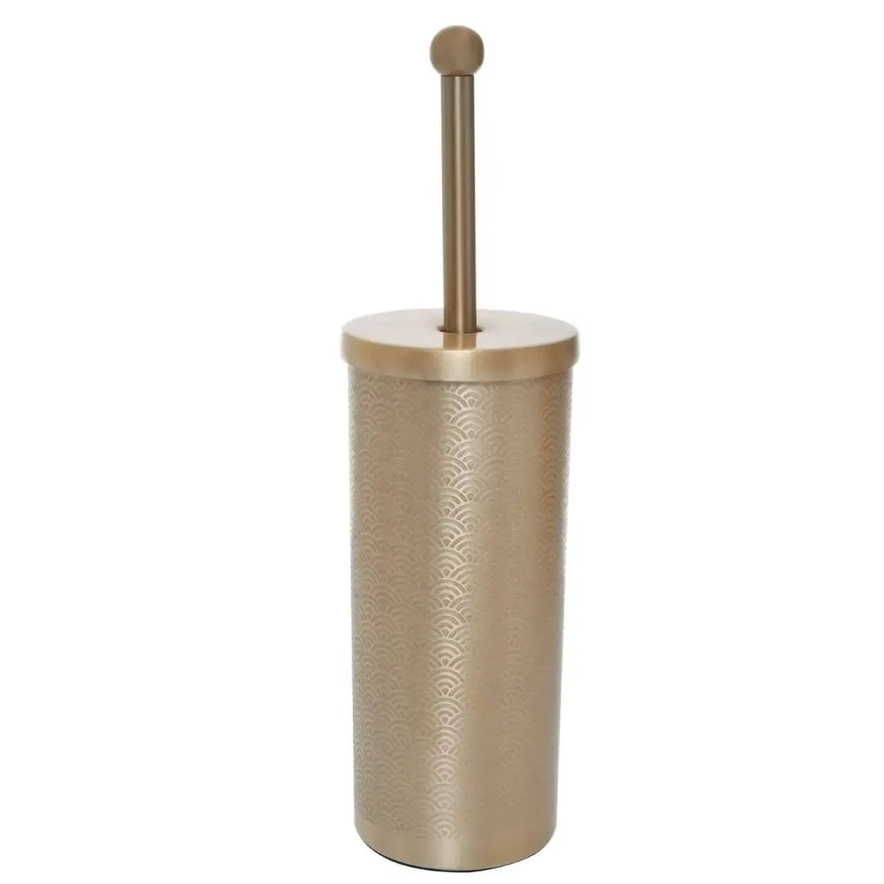 Allegra Etched Detail Toilet Brush - Gold