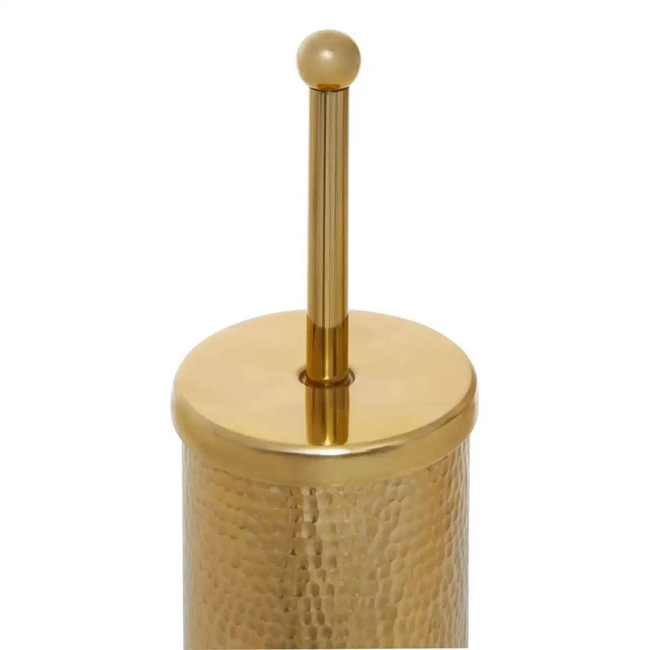 Luxurious Gold Allegra Toilet Brush - Elegant Bathroom Accessory