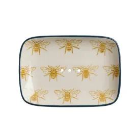 Bees Stoneware Soap Dish