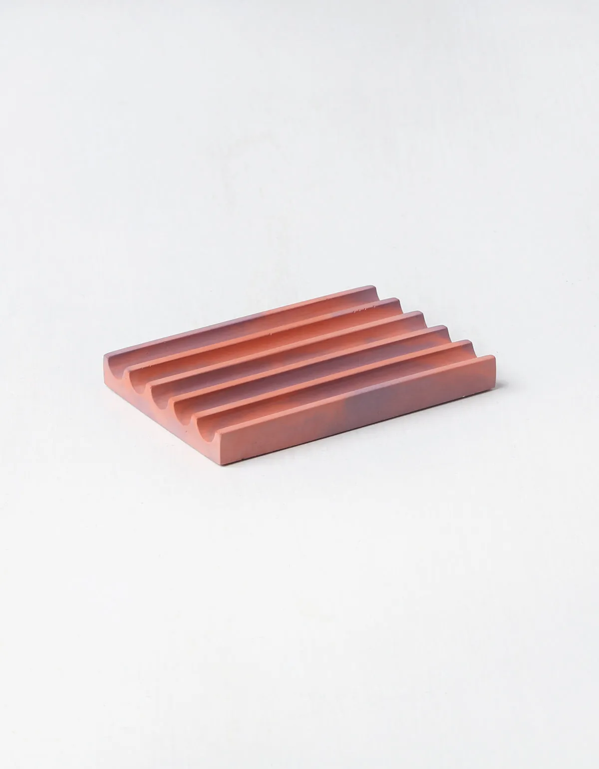 Concrete Soap Tray Coral Twist