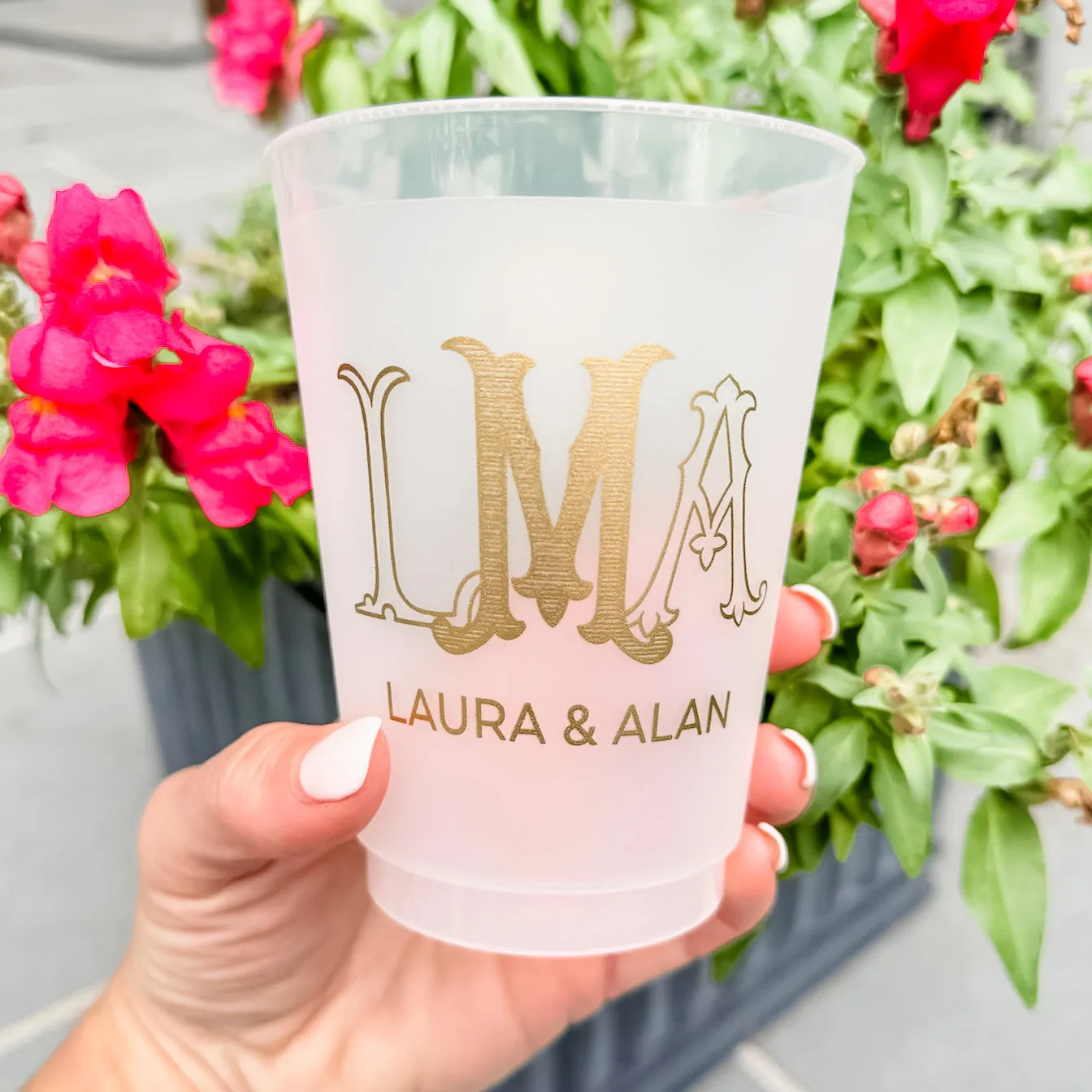 Custom Gold Ink Shatterproof Cups