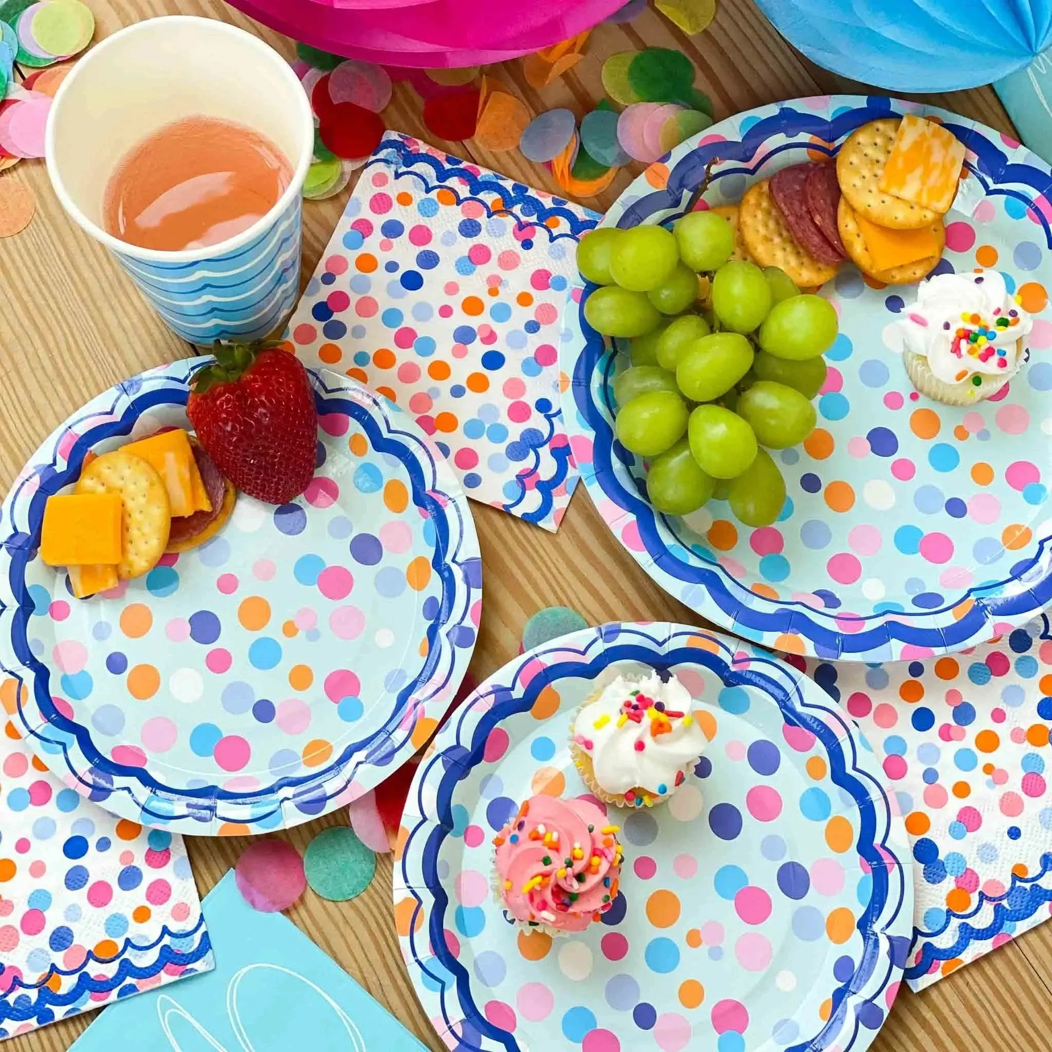 DINNER PLATE - THROW CONFETTI