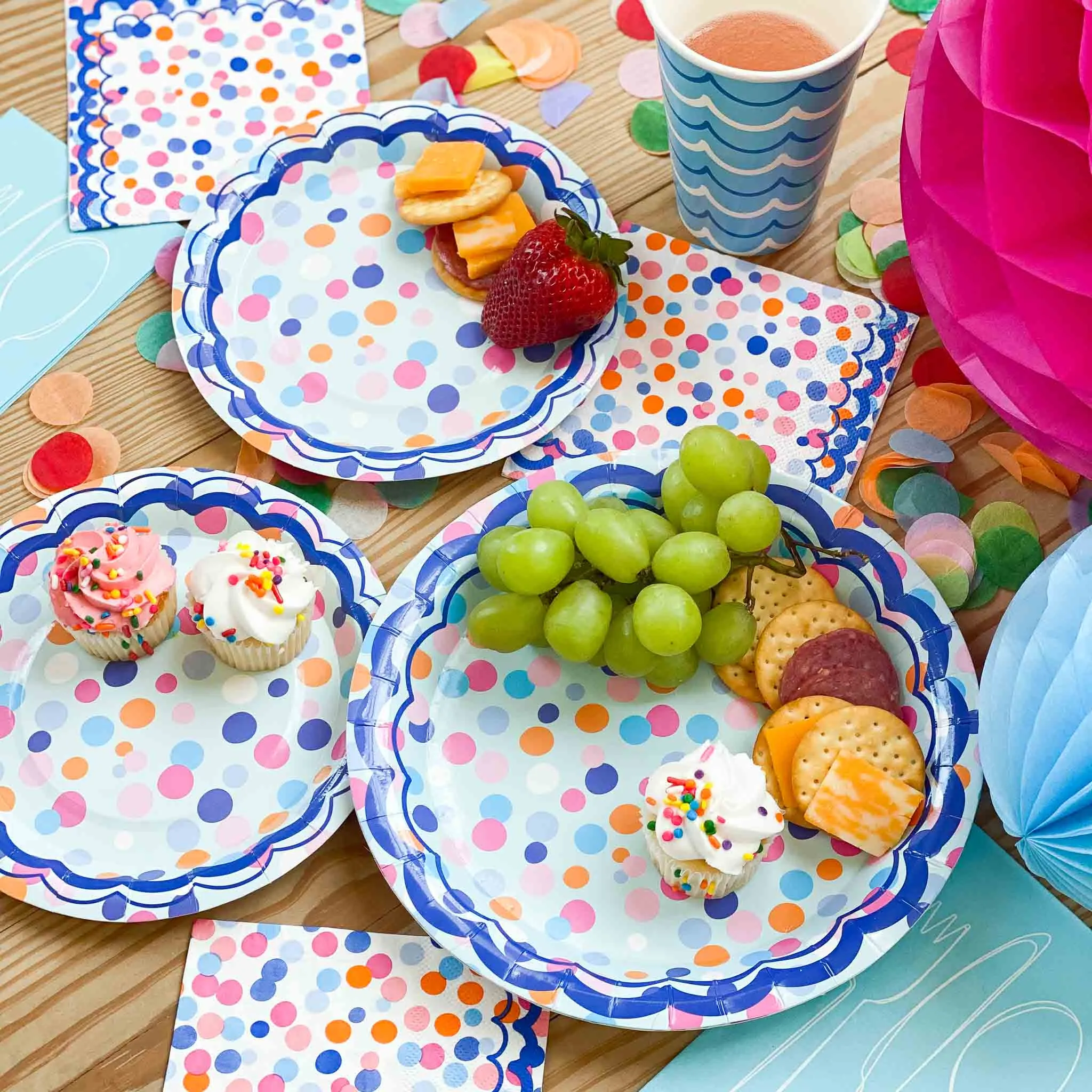 DINNER PLATE - THROW CONFETTI