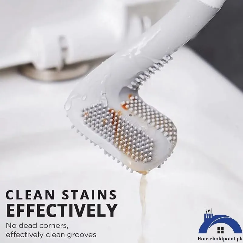 Hockey Toilet Cleaning Brush (Pack Of 2)