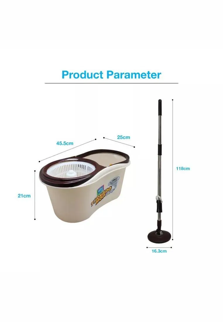 Home Gallery Tornado Mop & Spin Dry Bucket Set (ZT-30)