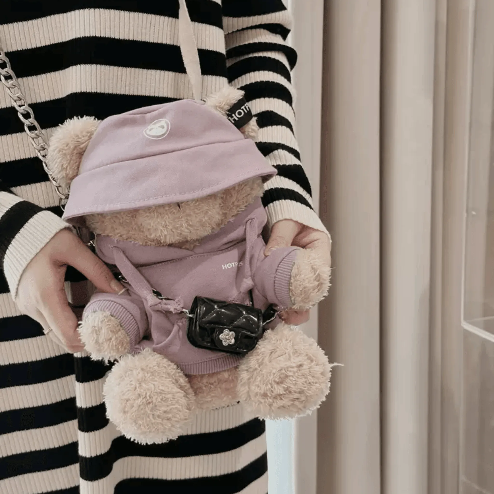 Hotplus Water Bottle Bear 450ml cup 316 Stainless Steel Gift Box