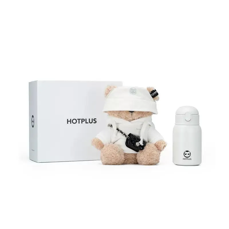 Hotplus Water Bottle Bear 450ml cup 316 Stainless Steel Gift Box