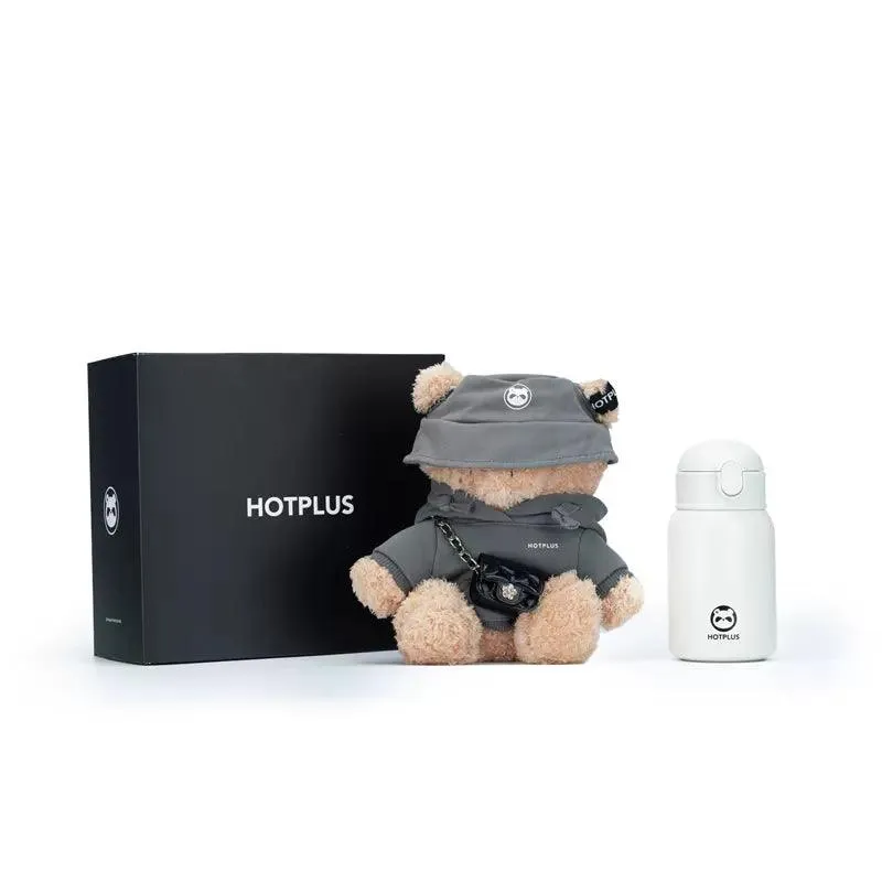Hotplus Water Bottle Bear 450ml cup 316 Stainless Steel Gift Box