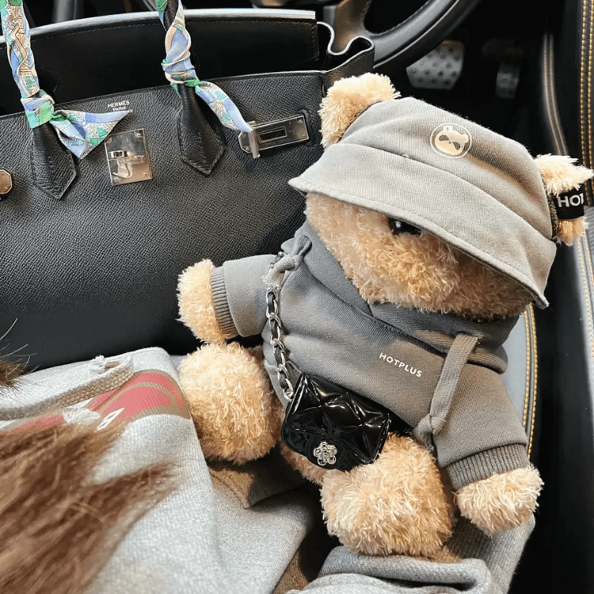 Hotplus Water Bottle Bear 450ml cup 316 Stainless Steel Gift Box