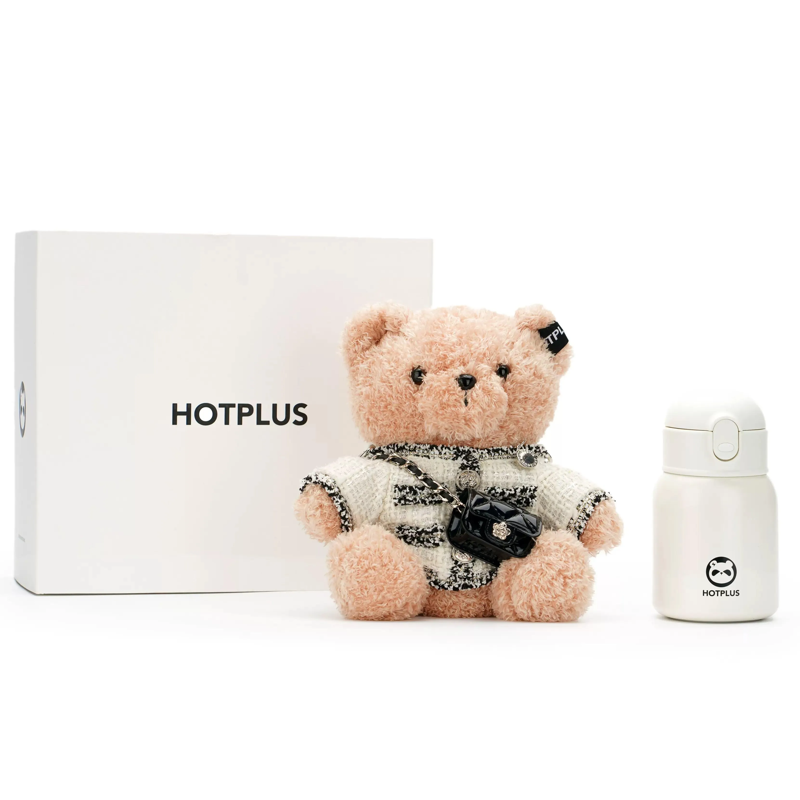Hotplus Water Bottle Bear 450ml cup 316 Stainless Steel Gift Box