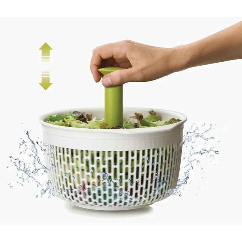 Joseph Joseph Spindola Salad Spinner/ Colander White