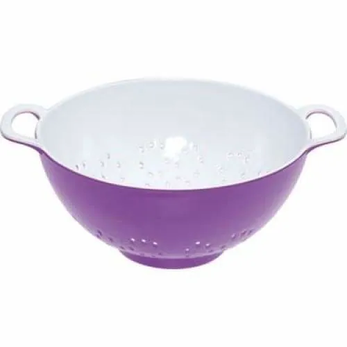 Kitchen Craft Colourworks Mini Colander 15cm Purple Melamine