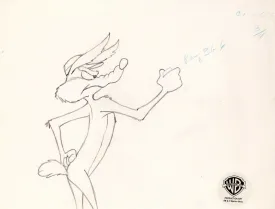 Looney Tunes Original Production Drawing:  Wile E. Coyote