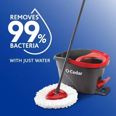O-Cedar EasyWring Spin Mop System, 20-Count, Citrus/Lavender Scent, New