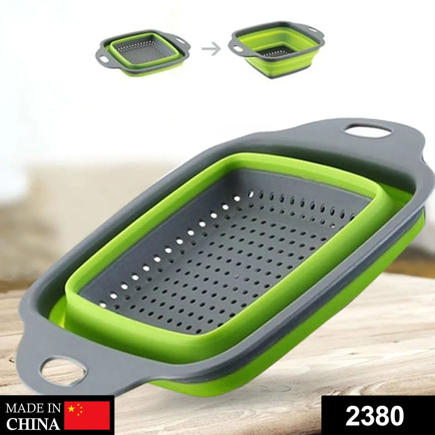 Plastic Folding Basket / Strainer for Kitchen