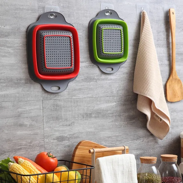 Plastic Folding Basket / Strainer for Kitchen
