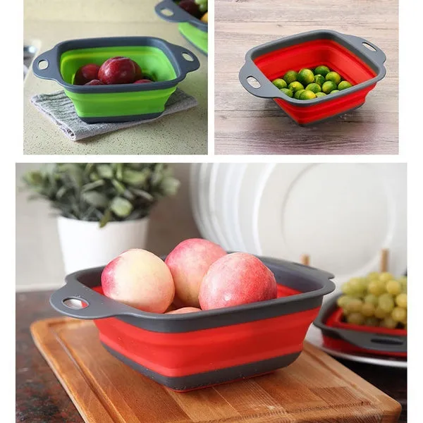 Plastic Folding Basket / Strainer for Kitchen