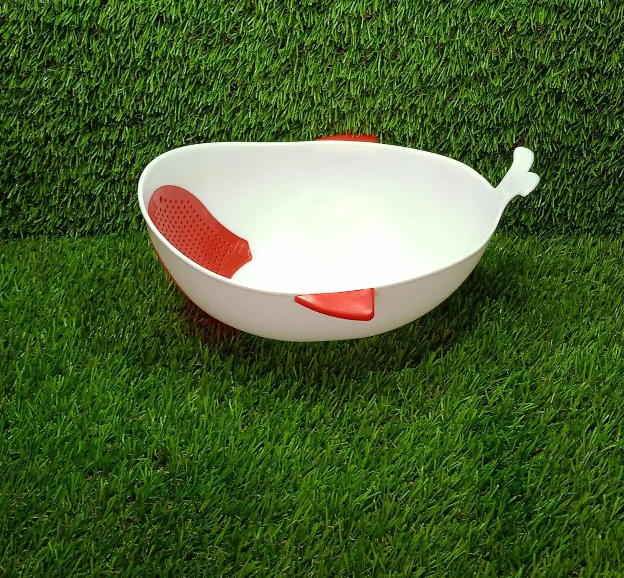Plastic Rice Pulses Fruits Vegetable Noodles Pasta Washing Bowl and Strainer