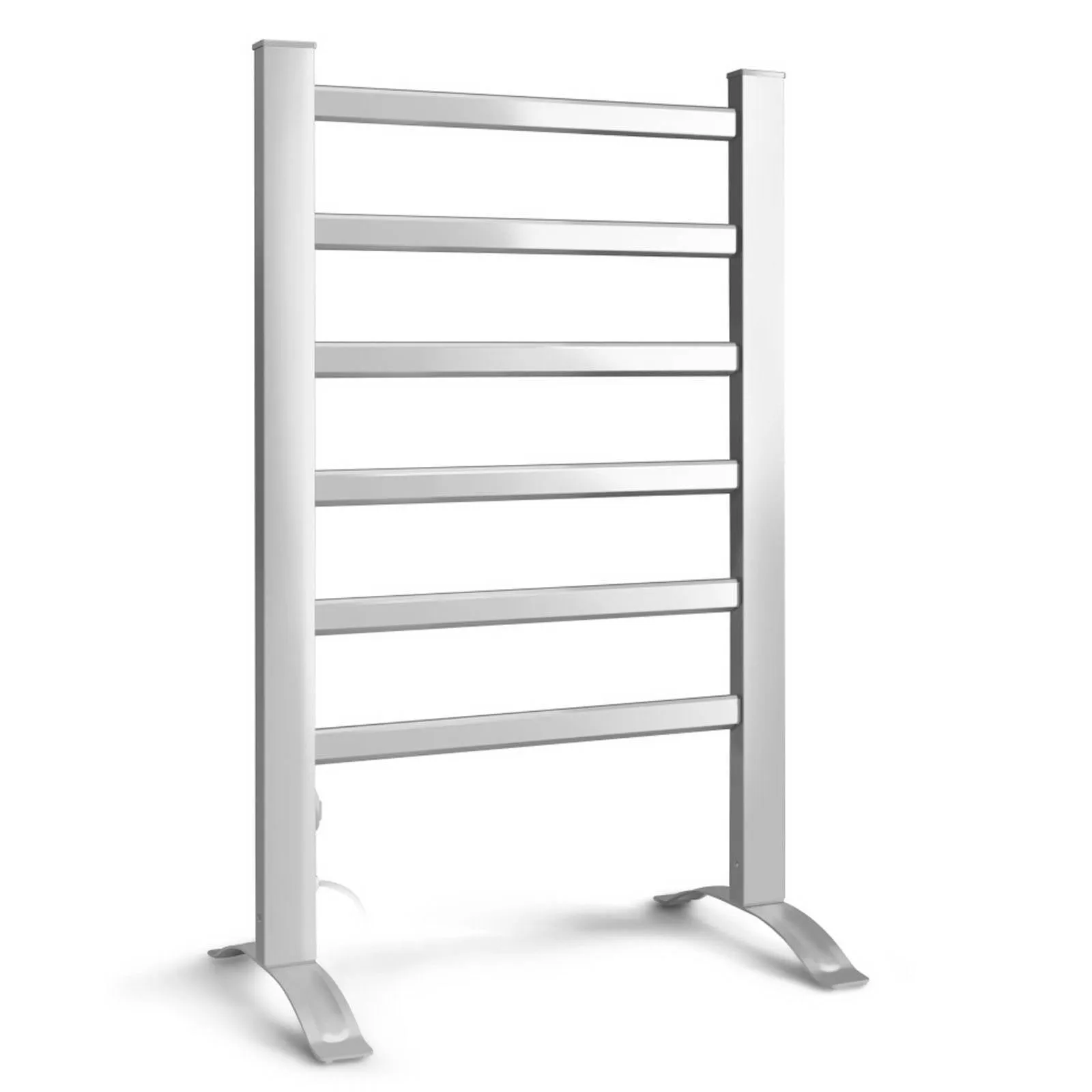 Portable Heated Towel Rail Rack, 6 Bars, Anti-Corrosion - Devanti