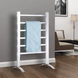 Portable Heated Towel Rail Rack, 6 Bars, Anti-Corrosion - Devanti