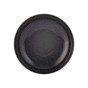 Reactive Linear Black Pasta Bowl - 23cm