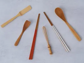 Red Square Bamboo Chopsticks by Yagitake Industry