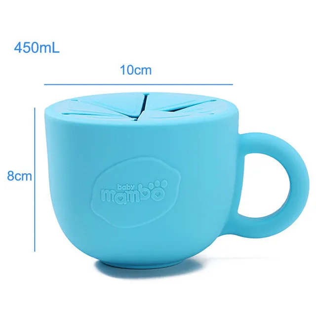Soft Silicone Food Cup 450 ml - Mambo Baby
