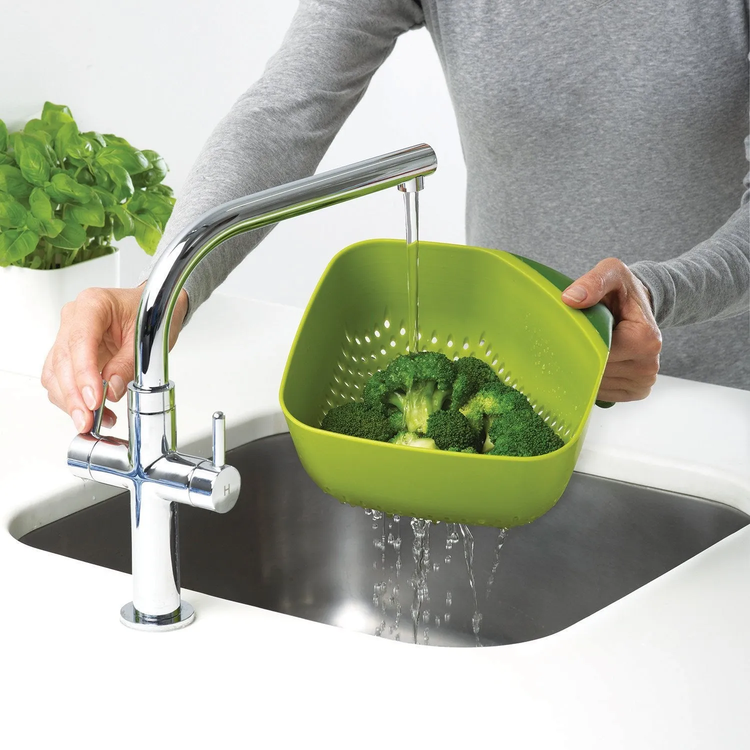 Premium Quality Square-Shaped Kitchen Colander