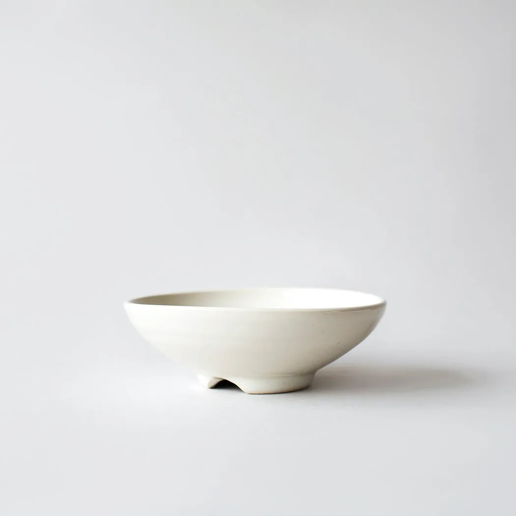 Stoneware Soap Dish - White