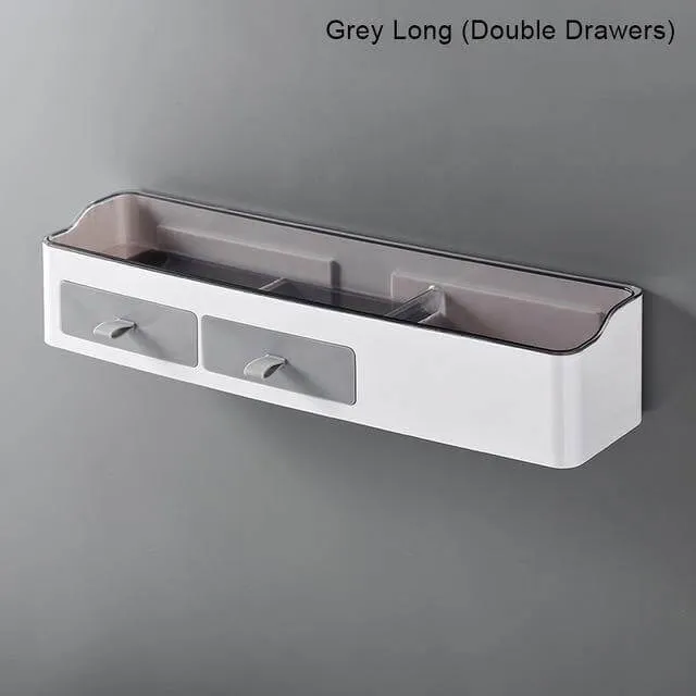 Wall Mount Bathroom Cosmetic Organizer