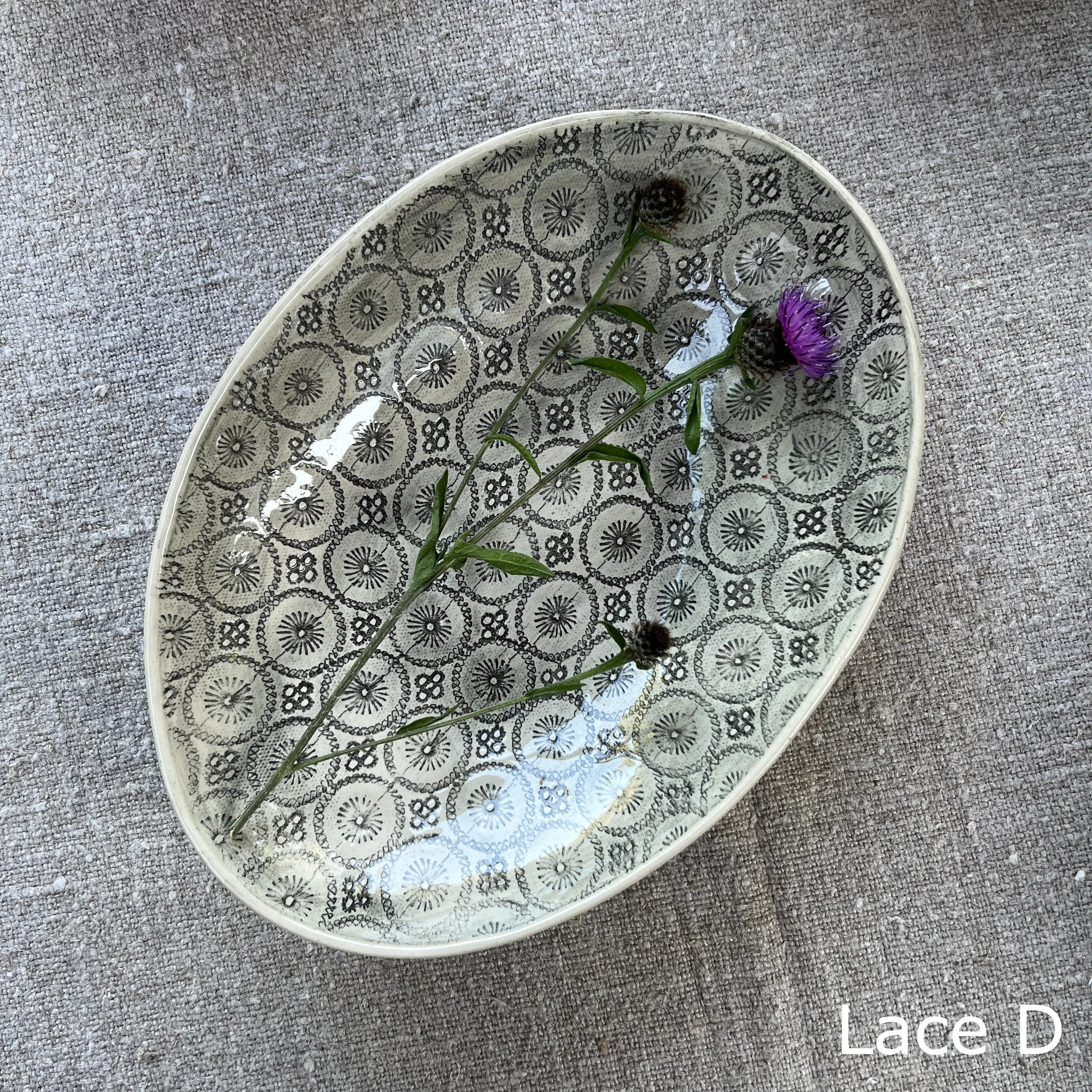 Wonki Ware Oval Bowl - Medium - Charcoal