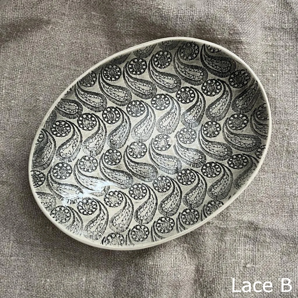 Wonki Ware Oval Bowl - Medium - Charcoal