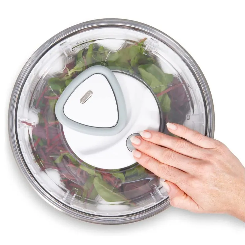 Zyliss Easy Spin 2 Salad Spinner with Stainless Steel Bowl